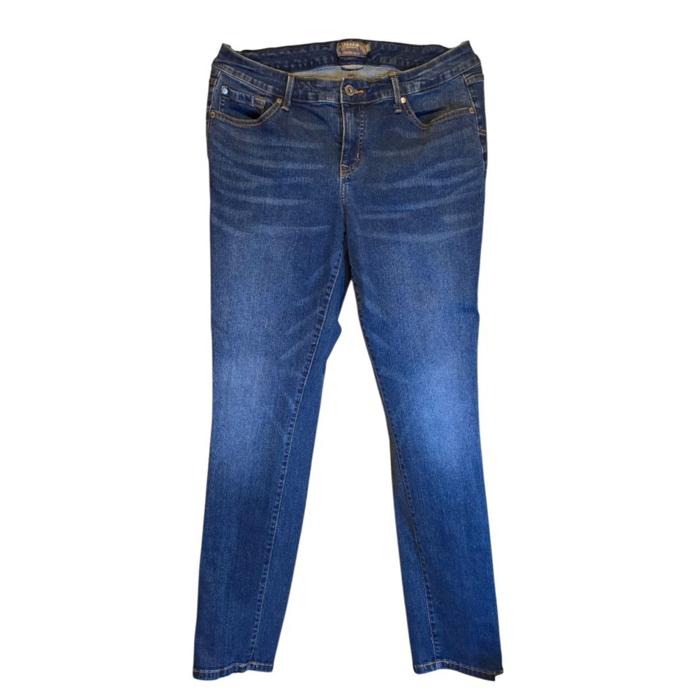 Women's TORRID Boyfriend Straight Jeans Plus Size 12 Blue